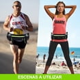thumbnail image 3 of Cangurera Deportiva HONGHCL Verde con 2 Botellas de Agua y Cinturón Regulable para Correr, 3 of 7
