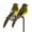 Yellow, variant on 2Pcs Artificial Simulation Foam Bird Clip Feathered Sparrow Bird Wedding Decora Yellow