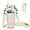 Cream, variant on Water Bottle Carrier Bag for 40/30 oz Tumbler with Phone Pocket, Water Bottle Holder with Strap Stanly Cup Accessories