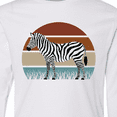 thumbnail image 4 of Inktastic Zebra Safari Animal Sunset Long Sleeve Youth T-Shirt, 4 of 5