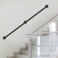 thumbnail image 5 of Staircase Handrail Modern Wall-mounted Loft Pipe Stair Sturdy Handrail Metal 5ft, 5 of 21