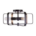 thumbnail image 2 of Forte Lighting 7096-03-42 Kineo 3 Light 17" Wide Semi-Flush Ceiling Fixture - Gold, 2 of 2