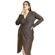 thumbnail image 5 of Vestido elegante con brillos Roman Fashion /Tallas Extras, 4302 (Cobre) cafe 40, 5 of 6