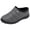 Gray, variant on EKVAHL Orthopedic Slip On Winter Clogs for Women, Waterproof Plush Lined Anti Slip Padded Cold Weather House Slippers, Indoor Outdoor Seasonal Casual Clogs Black