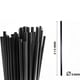 thumbnail image 4 of Paquete de 500 pajitas de plástico, pajitas reutilizables, color negro, pajitas batidoras, 21 cm, diámetro 0,5 cm, 4 of 6