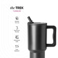 thumbnail image 4 of Simple Modern 30 fl oz Insulated Stainless Steel Trek Tumbler with Folding Straw Lid|Mauve Meadow, 4 of 6