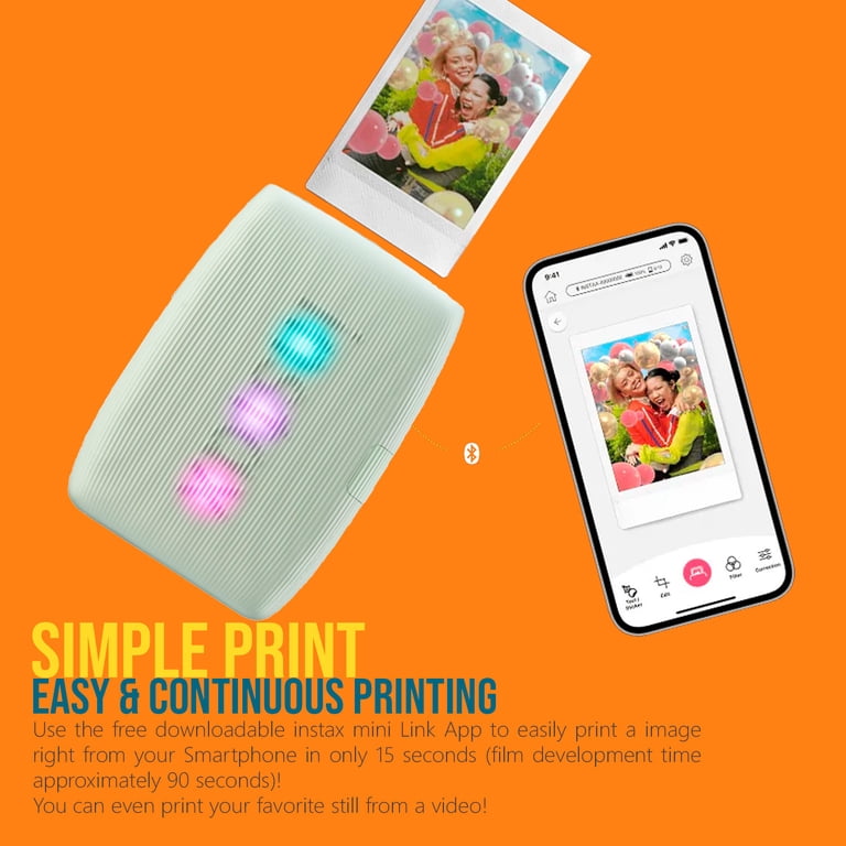 Fujifilm Instax Mini Link 3 Compact Smartphone Printer with Instax