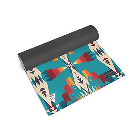 x Pendleton Yoga Mat Premium All Purpose Exercise and Fitness Mat Extra Thick Non-Slip PER Yoga Mat (Tucson Turquoise)