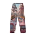thumbnail image 3 of Haiem Vintage Pink Drive View Men's Pajama Pants Ultra Lightweight Pjs Bottoms Sleepwear Bottom Pants With Pocket Drawstring-Large, 3 of 7