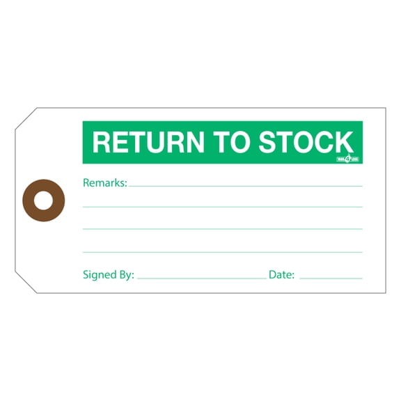 Tags 4 Less Inventory Labels, 2 5/8" x 5 1/4", White, 100 Count