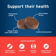 Pet Protect Dog Hip & Joint Supplement, Vet-Formulated Synovi G3, Chicken, 240 Soft Chews