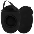 thumbnail image 1 of HEALEEP 1Pair Windproof Cycling Shoe Covers Durable Non Slip Black Overshoes for Outdoor Riding, 1 of 8