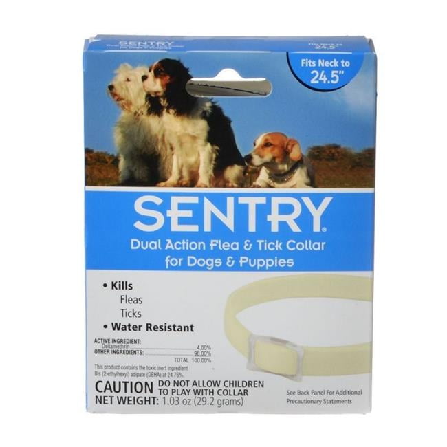Sentry SG03285 23 in. Dual Action Flea & Tick Collar for Dogs