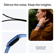Google Fitbit Air - Screenless Fitness and Health Tracker - Personalized AI-Powered Coaching - Works with Android and iOS - Berry - One Size