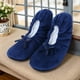 thumbnail image 1 of Zapatillas de bailarina para mujer con lazo de satén, zapatillas de casa suaves, cómodas, informales, mullidas, zapatos de interior, 1 of 6
