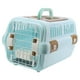 thumbnail image 4 of Jaula transportadora para gatos y mascotas, cómoda, portátil, con lados rígidos, ventilación superior incorporada, versátil, para perros, estuche de Azul, 4 of 8