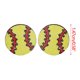 thumbnail image 3 of Fiudx Pendientes Deportivos de Béisbol, Fútbol, Voleibol y Baloncesto. Pendientes de Madera. Accesorios Deportivos de Moda., 3 of 5