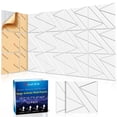 thumbnail image 1 of Paneles de pared insonorizados BSHEAD, tamaño grande, 40 x 40 x 1,2 cm, paquete de 12, 1 of 6