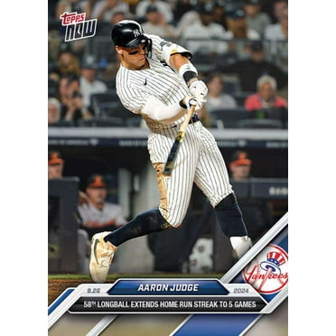 MLB 2024 NOW Baseball     Aaron Judge #764 (58th Longball Extends Home Run Streak to 5 Games)