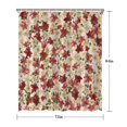 thumbnail image 5 of Multicolor Christmas Floral Pattern Shower Curtain 72"x84" ,Bathroom Decorative Shower Curtains Set with 12 Hooks,Modern Waterproof Washable Shower Curtain, 5 of 6