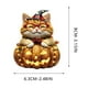 thumbnail image 3 of Uuiauoio Halloween Pumpkin Acrylic Pendant Car Backpack Keychain Decoration Cute Design Festive Gift for Home Decor Print Durable Attachment,Halloween Pendant, 3 of 7