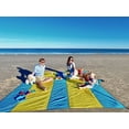thumbnail image 6 of Aquatus Beach Blanket Sandproof Extra Large Oversized 10ft by 9ft for 7 Adults Best Beach Mat Accessories for Vacation, Camping, Picnics, Travel, Hiking, Festivals, and Events, 6 of 7