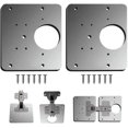 thumbnail image 1 of 2 piezas de placa de reparación de bisagras, soportes de reparación de bisagras de gabinete, kit de placa de reparación de bisagras de puerta de armario de cocina, 1 of 3