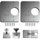 thumbnail image 1 of 2 piezas de placa de reparación de bisagras, soportes de reparación de bisagras de gabinete, kit de placa de reparación de bisagras de puerta de armario de cocina, 1 of 3