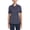 Black Iris Blue Heather, variant on Original Penguin OGKBA002 Ladies Oxford Polo-Caviar Black-S