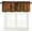 Barn Door-8, variant on Rustic Wooden Barn Door Valance Curtain Wood Farmhouse Art Printed Rod Pocket Valance Window Treatments 1 Panel Short Curtains for Kitchen Bathroom Bedroom 54 x 18 in