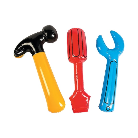 Inflatable Bright Tool Set (3Pc), Toys, 3 Pieces