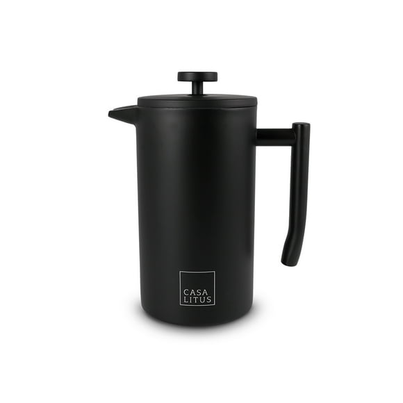 Prensa Francesa Premium CASA LITUS 1 Litro Acero Inoxidable Doble Pared