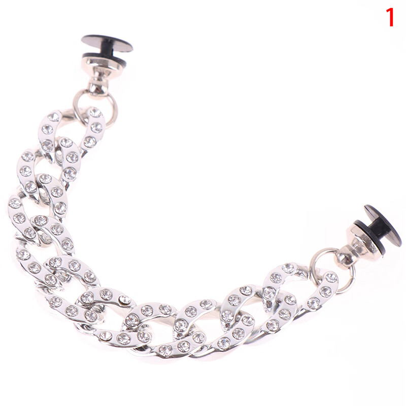 Ostrifin Chain Shoe Charms Metal Charm Decoration for Croc Clog Shoes