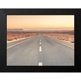 thumbnail image 2 of Frank, Assaf 24x19 Black Modern Framed Museum Art Print Titled - Desert road in Israel, 2 of 5
