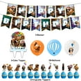 thumbnail image 2 of 32-Piece For Up Cartoon-Themed Birthday Party Decorations Set – Includes Banner, Cake Topper, 12 Cupcake Toppers, and 18 Balloons, 2 of 5