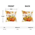 thumbnail image 5 of Fall Pillow Covers 18x18 inch Set of 2, Pumpkin Maple Leaf Decorations Throw Pillow Covers Autumn Farmhouse Outdoor Thanksgiving Cushion Case for Couch Home Sofa Porch, 5 of 6