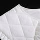thumbnail image 2 of Jumpingount Chal de cuello falso para mujer, abrigo acolchado con volantes para fiesta de cumpleaños, chaqueta, camiseta, Capelet, cubierta de Accesorios de disfraces Blanco, 2 of 6