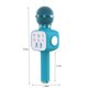 thumbnail image 3 of Precios Reducidos, Micrófono Bluetooth, micrófono de karaoke para el hogar, tarjeta de máquina de audio todo en uno, calidad de sonido HIFI con reducción de ruido inteligente Akmoler, 3 of 9