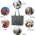 thumbnail image 4 of Women Laptop Tote Bag for Work Lightweight Nylon 15.6 Inch Handbag Purse Shoulder Bag, 4 of 8