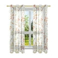 thumbnail image 7 of Yayeee Window Curtains Set of 2 for Living Room Light Filtering 63"x42", Small Floral Pattern, 7 of 7