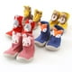 thumbnail image 4 of Zapatos de primeros pasos para bebé, niño pequeño, niño, niña, suela suave de goma, zapatos casuales descalzos, botines de punto antideslizantes, 4 of 4