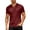 Red&060226T, variant on Fabrcox Mens Henley T Shirt Button Up V Neck Mens Short Sleeve Shirts Spring Outdoor Running Mens Big and Tall Shirts