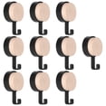 thumbnail image 2 of 10x Perchero en , Pareja Sin Clavos Uso Gran Capacidad de Carga Colgador de Llaves para Cocina Dormitorio Toal Gancho Negro Macarena Perchero montado en la pared, 2 of 6