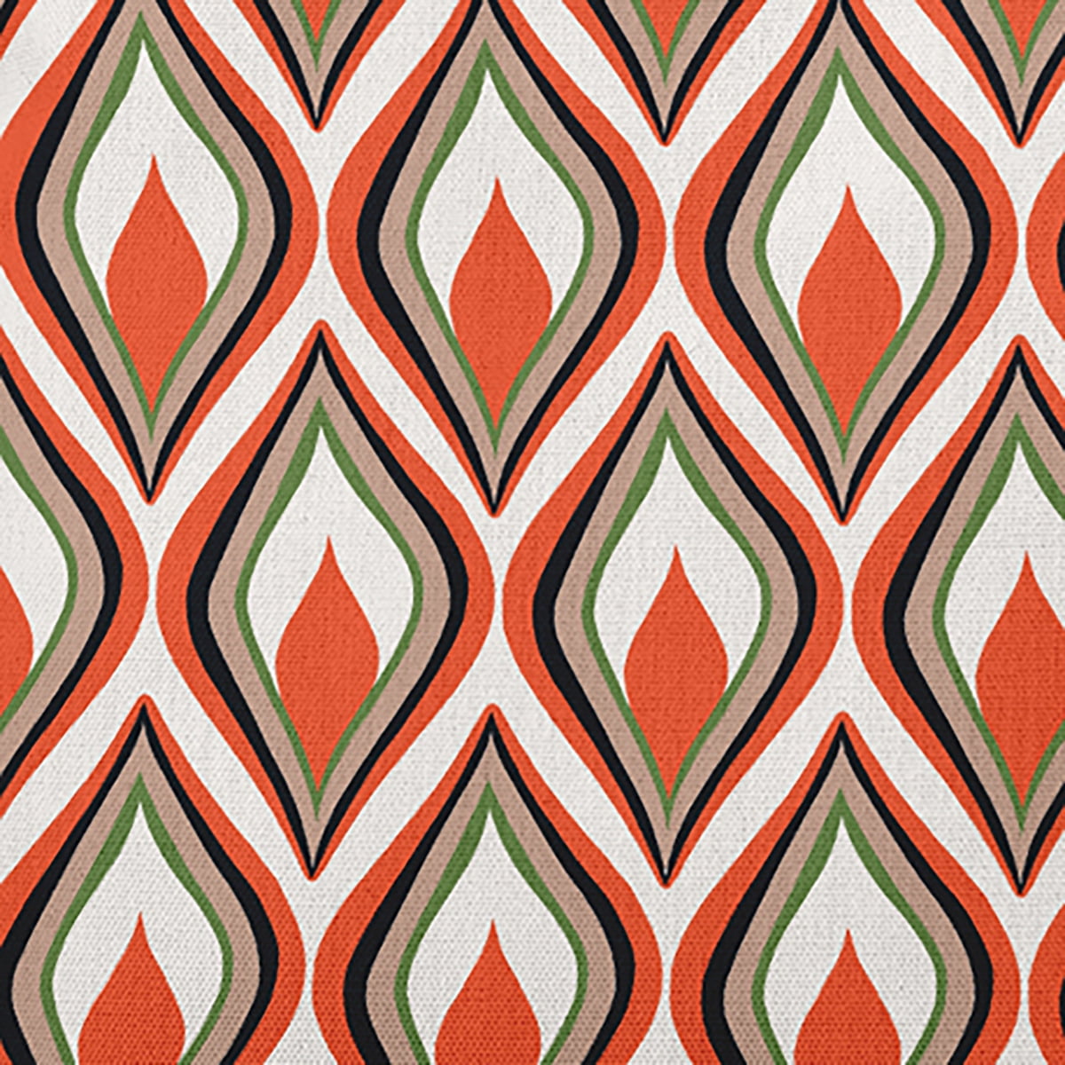 20" x 14" Simply Daisy Feathers Polyester Indoor/Outdoor Pillow, Harvest Orange Qty 1