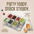 thumbnail image 2 of COOK WITH COLOR Snack Container with Ice Pack, Food Storage Containers, Meal Prep Containers, Cream, 2 of 9