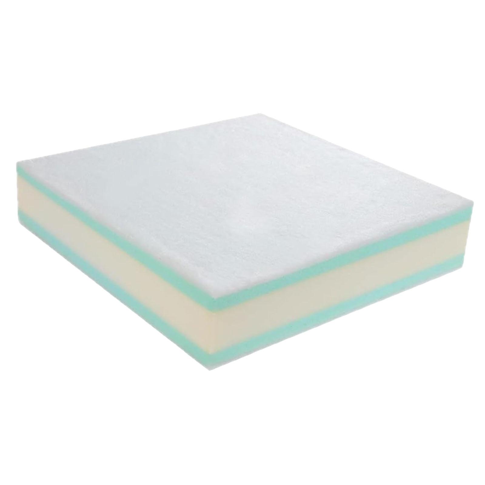 Dualoai Couch Cushion Replacement Attachment Easy to Install Soft Upholstery Cushion 56cmx56cmx15cm