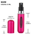 thumbnail image 3 of 5ml Travel Refillable Perfume Atomizer Mini Perfume Bottle Container Portable Spray Bottle Underfill Empty Travel Bottl Tool [free Shipping], 3 of 4
