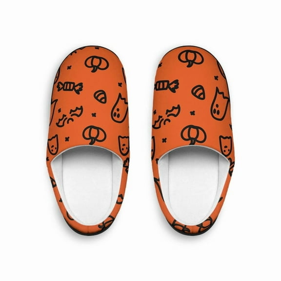 Halloween slippers. Felted wool slippers for women. Warm slippers women. Halloween gifts.