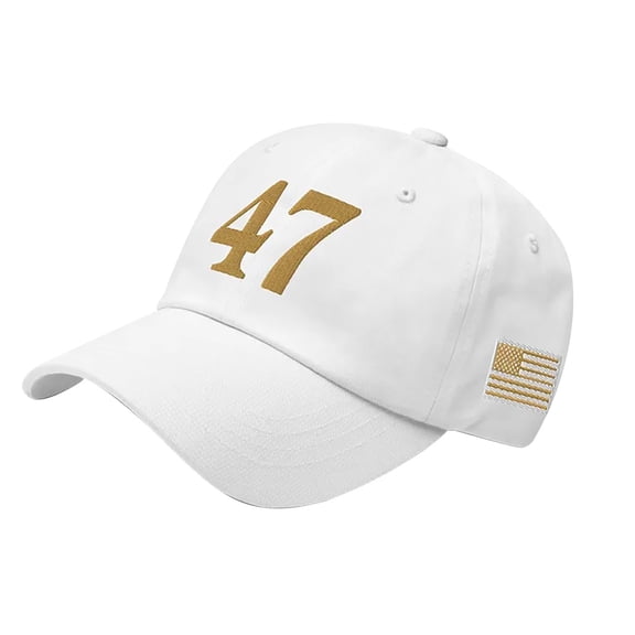 Lightweight Breathable Polyester Cap Embroidered 47 Pattern Adjustable Unisex Daily Wear