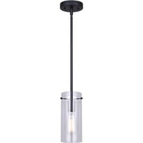 Home Impressions Joni 1-Bulb Black Incandescent Pendant Light Fixture
